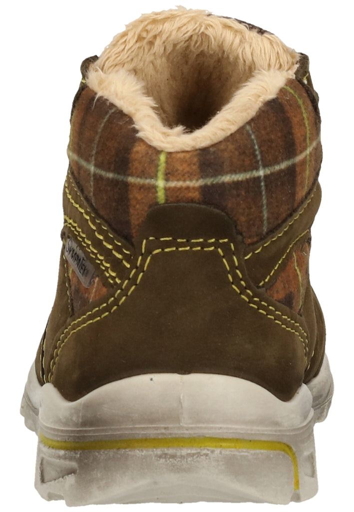 Pepino Stiefel Leder/Synthetik Dunkelbraun Warmfutter