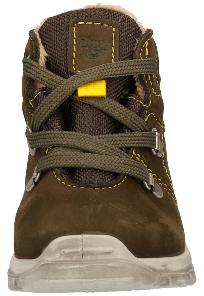 Pepino Stiefel Leder/Synthetik Dunkelbraun Warmfutter