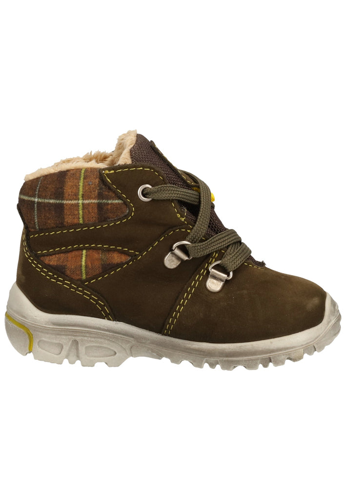 Pepino Stiefel Leder/Synthetik Dunkelbraun Warmfutter