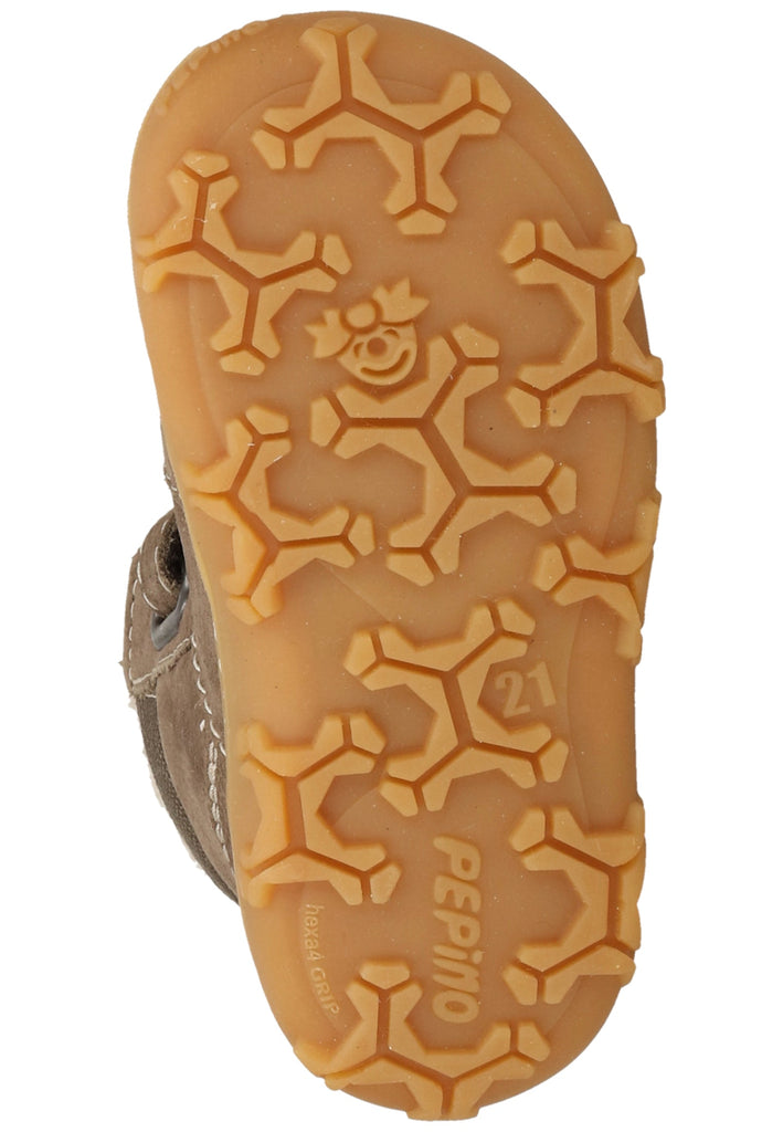 Pepino Stiefel Leder/Synthetik Grau Warmfutter