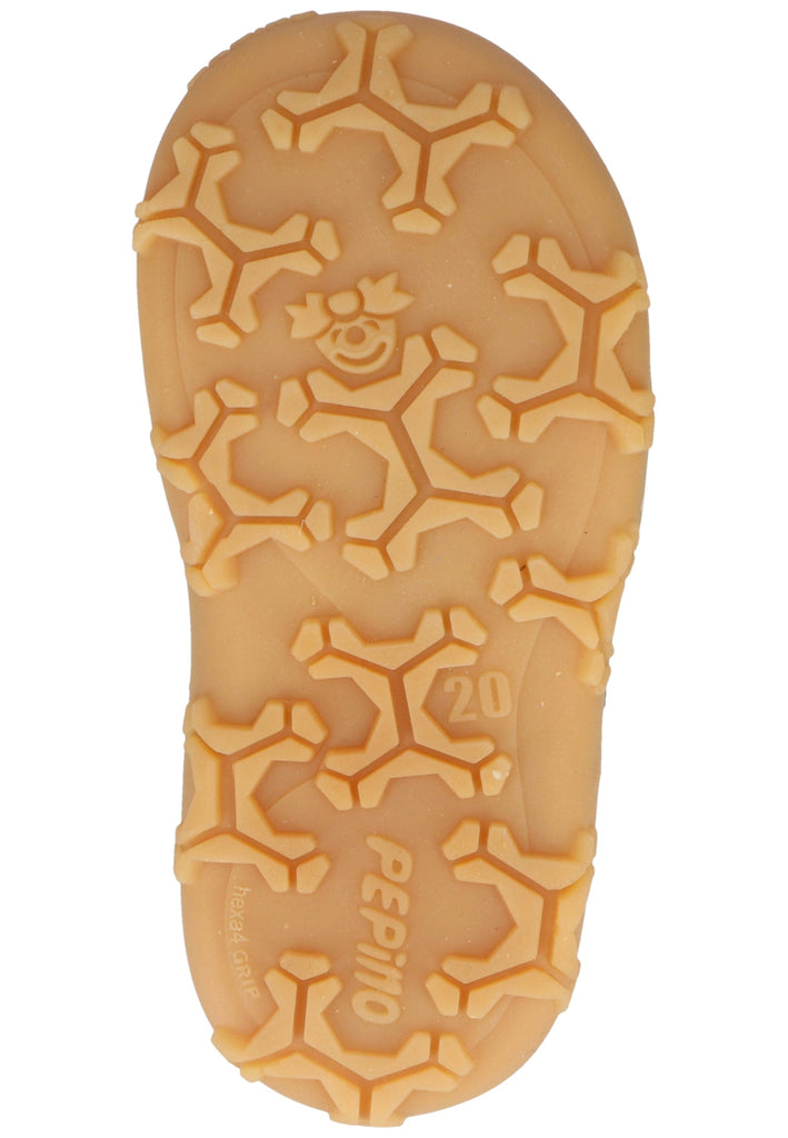 Pepino Stiefel Leder/Synthetik Hellgrau Warmfutter