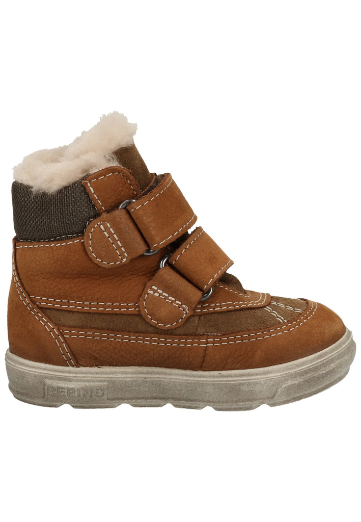 Pepino Stiefel Leder/Textil Curry Warmfutter