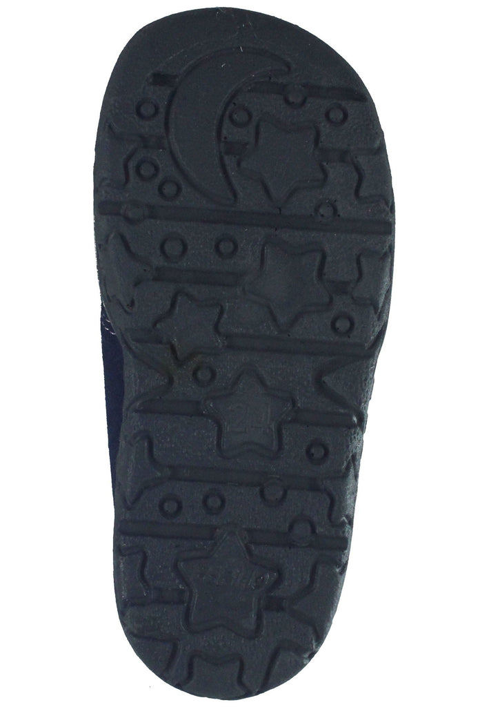 Pepino Stiefel Leder/Textil Dunkelblau Warmfutter