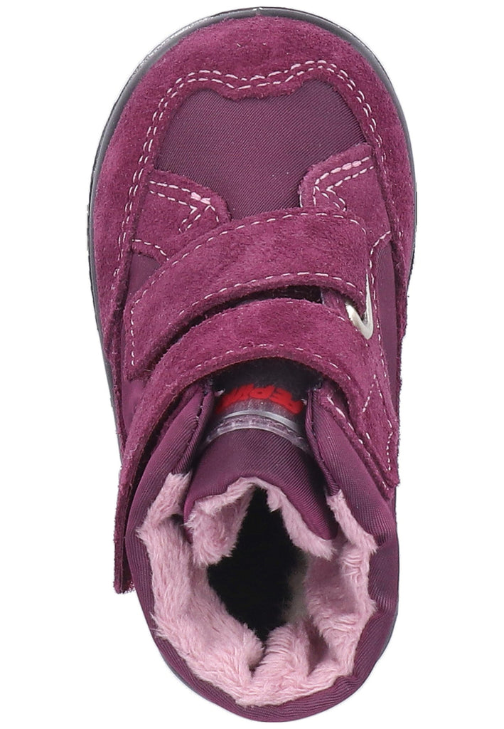 Pepino Stiefel Leder/Textil Lila Warmfutter
