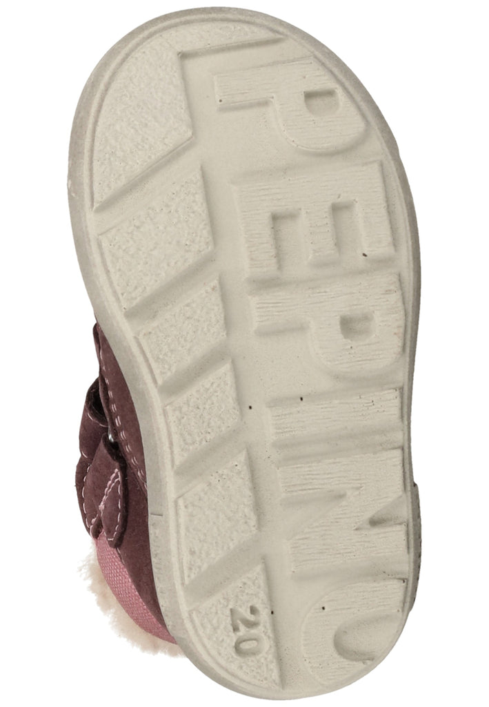 Pepino Stiefel Leder/Textil Pflaume Warmfutter
