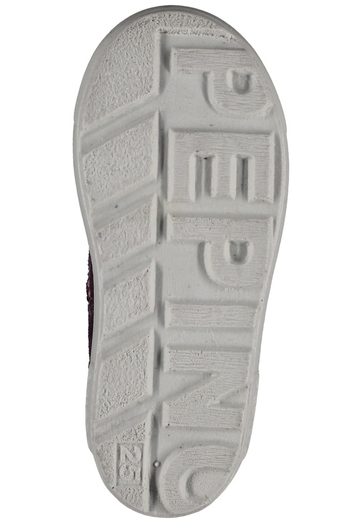 Pepino Stiefel Leder/Textil Pflaume Warmfutter