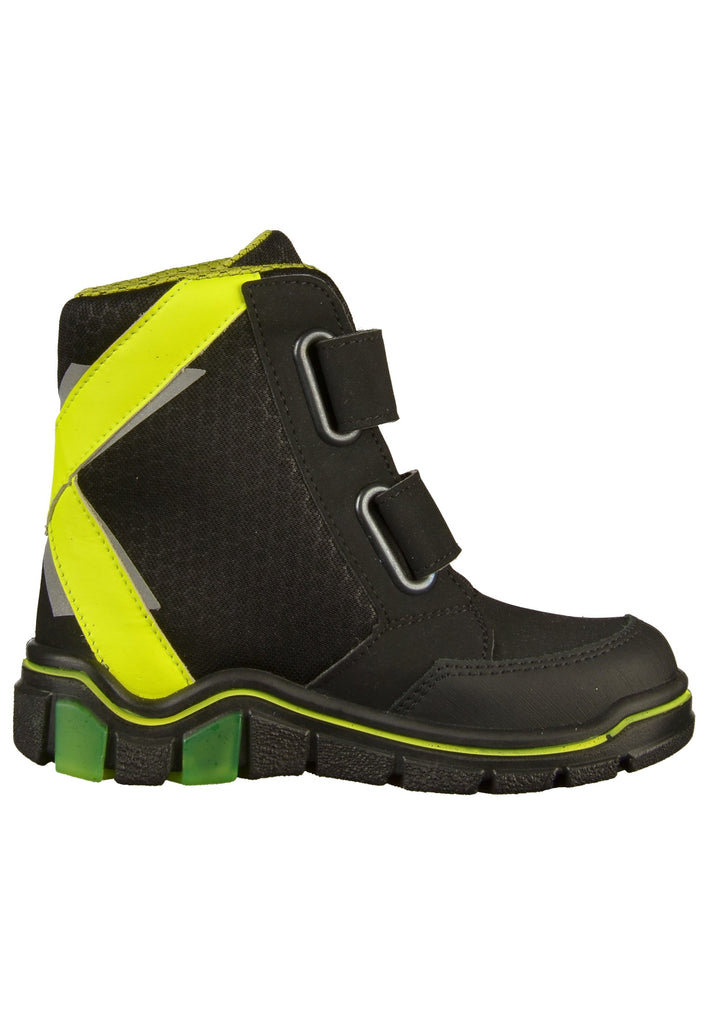 Pepino Stiefel Leder/Textil Schwarz