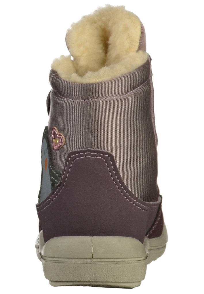 Pepino Stiefel Leder/Textil Violett