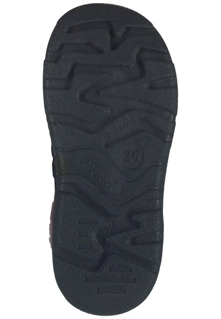 Pepino Stiefel Lederimitat/Textil Blau/Multi Warmfutter