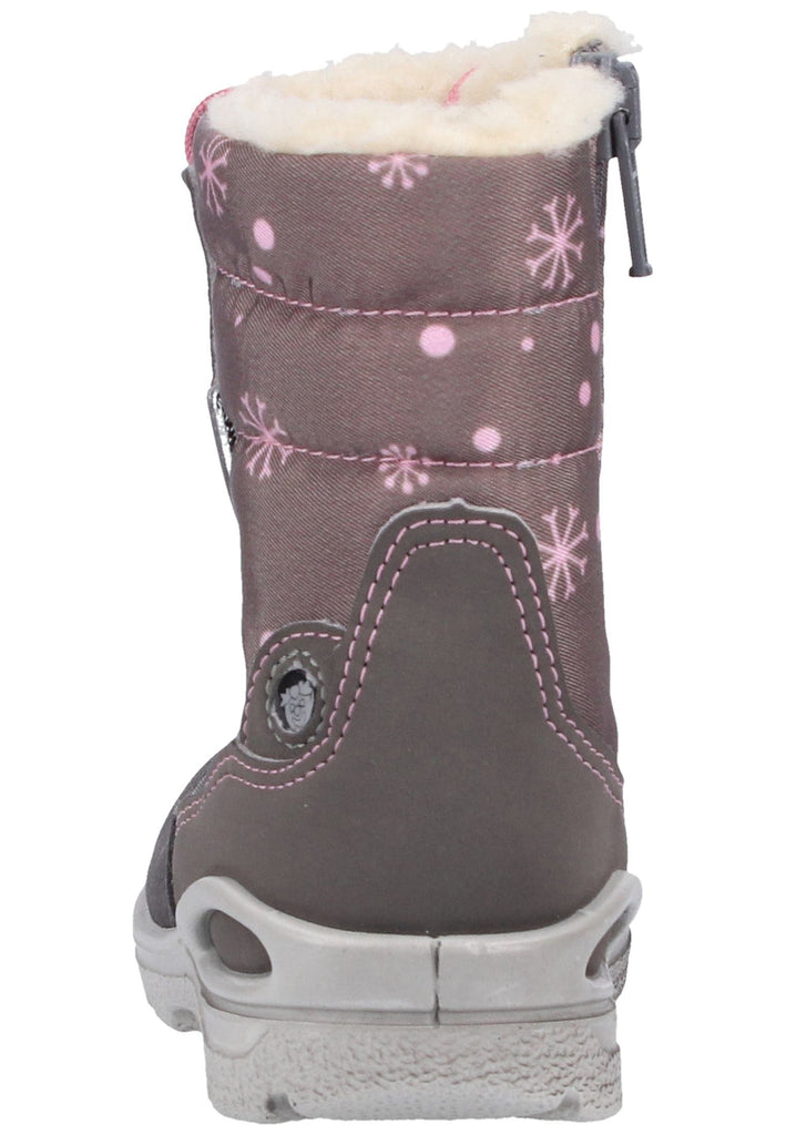 Pepino Stiefel Lederimitat/Textil Braun/Grau Warmfutter