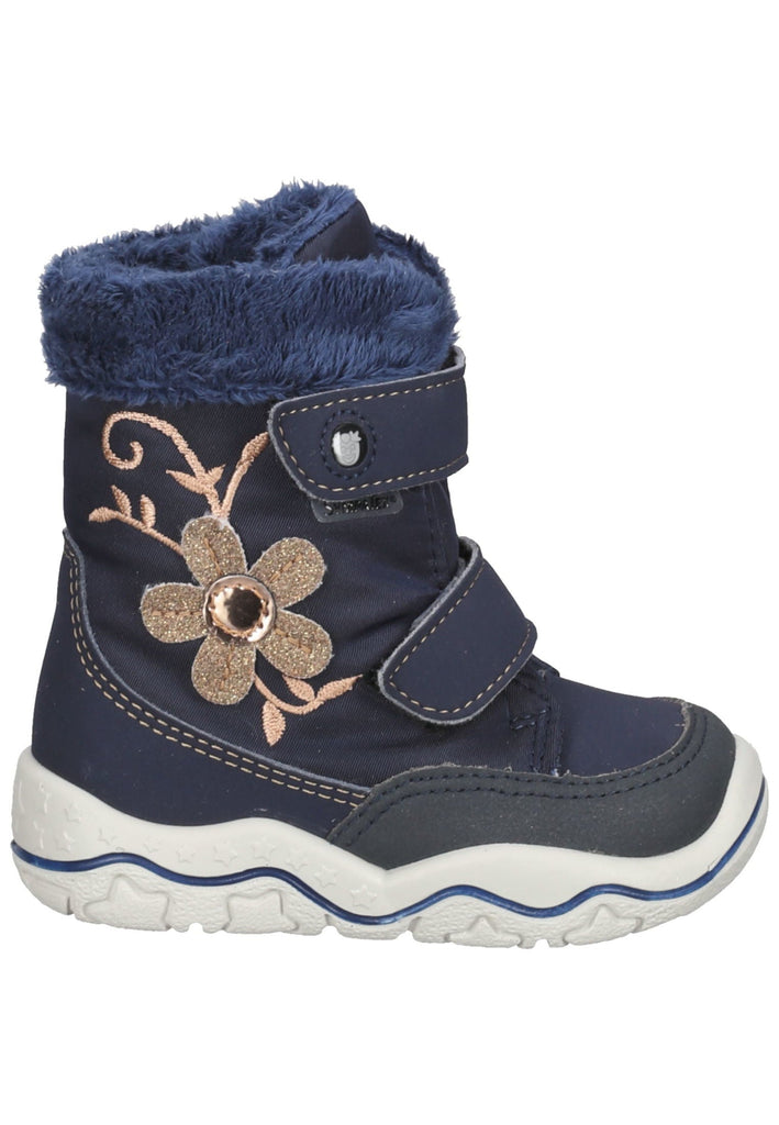 Pepino Stiefel Lederimitat/Textil Dunkelblau Warmfutter