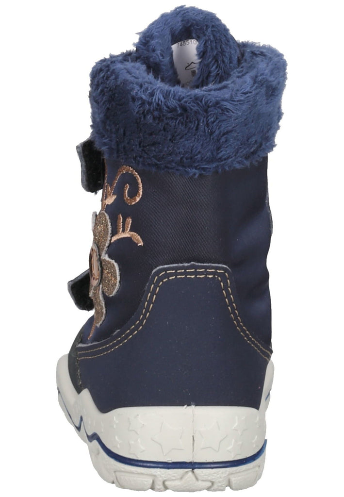 Pepino Stiefel Lederimitat/Textil Dunkelblau Warmfutter