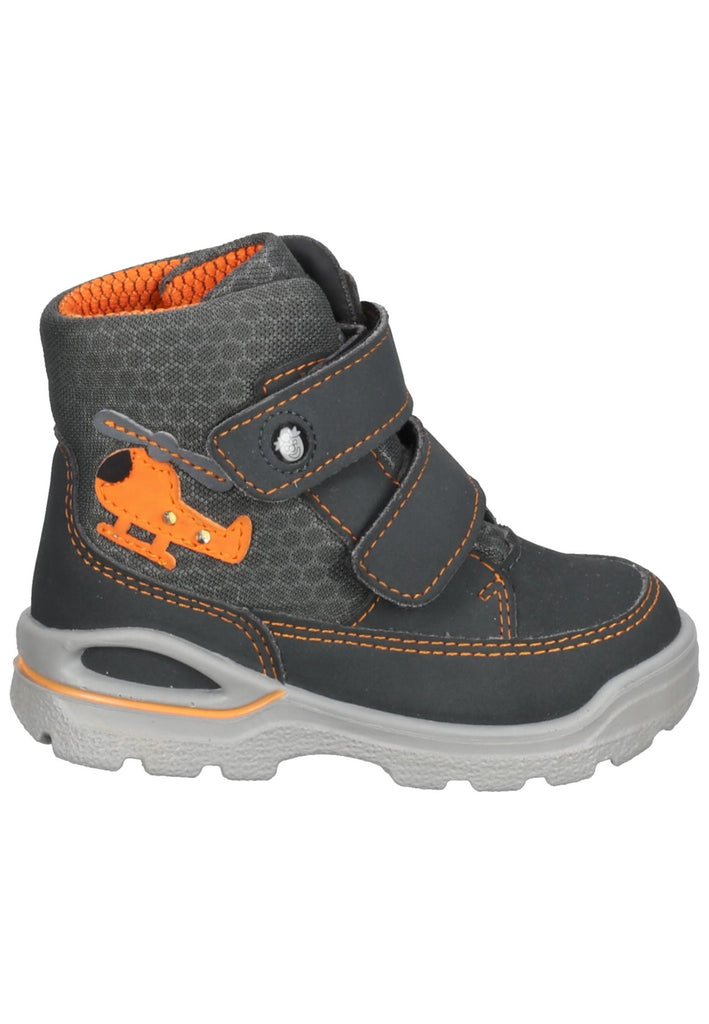 Pepino Stiefel Lederimitat/Textil Dunkelgrau Warmfutter