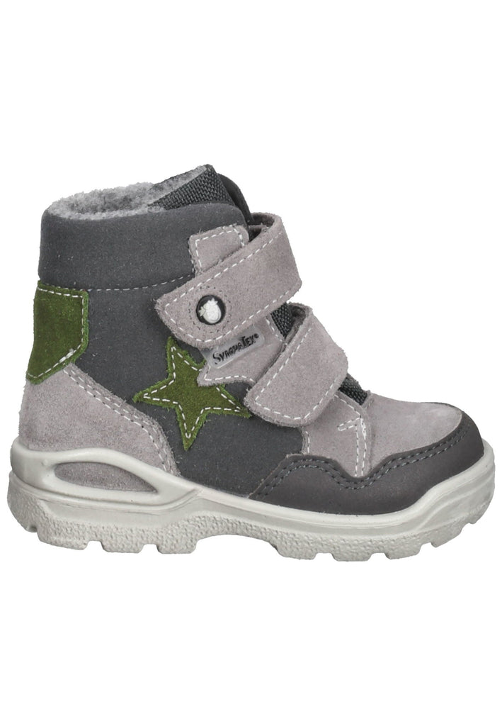 Pepino Stiefel Lederimitat/Textil Graphit Warmfutter