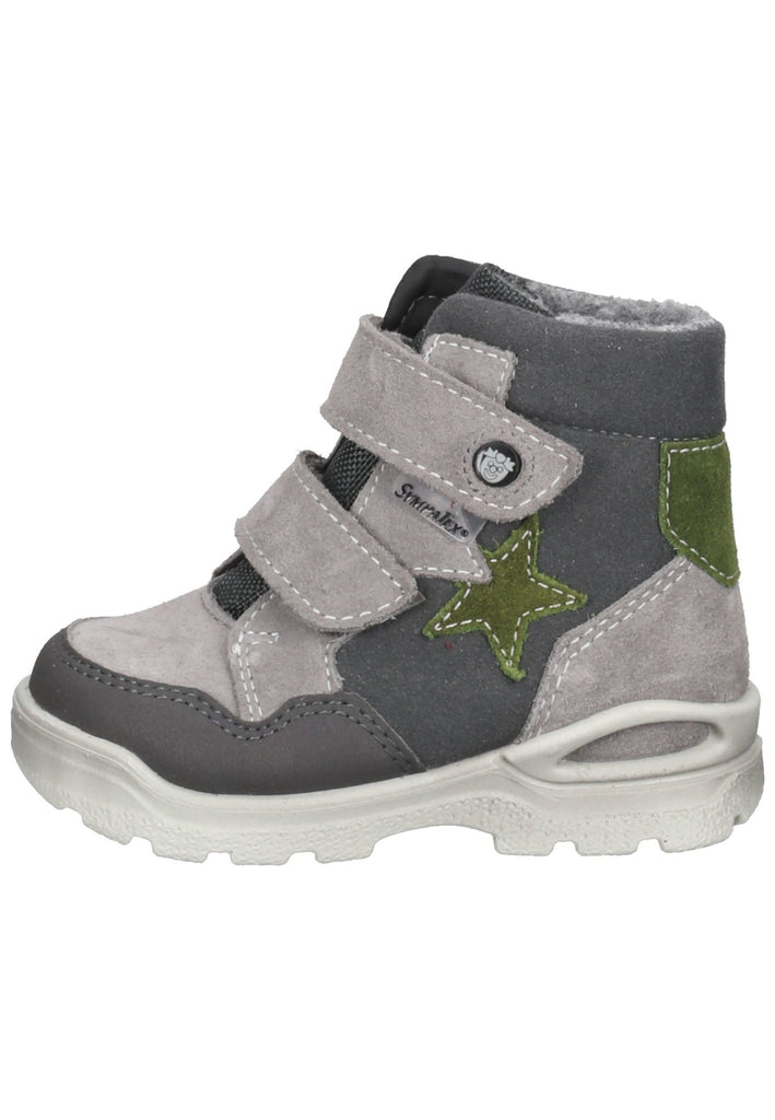 Pepino Stiefel Lederimitat/Textil Graphit Warmfutter