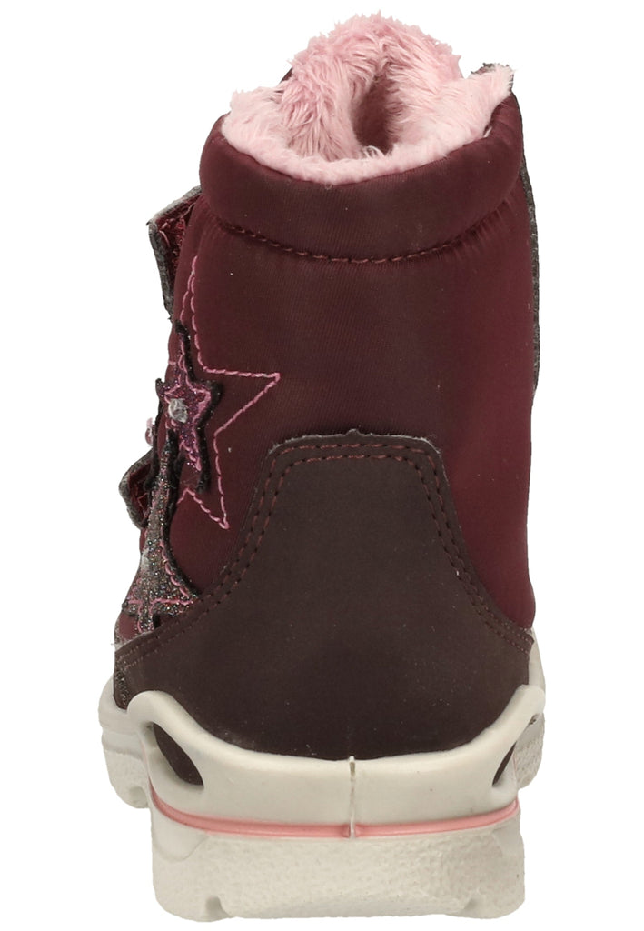 Pepino Stiefel Lederimitat/Textil Lila Warmfutter