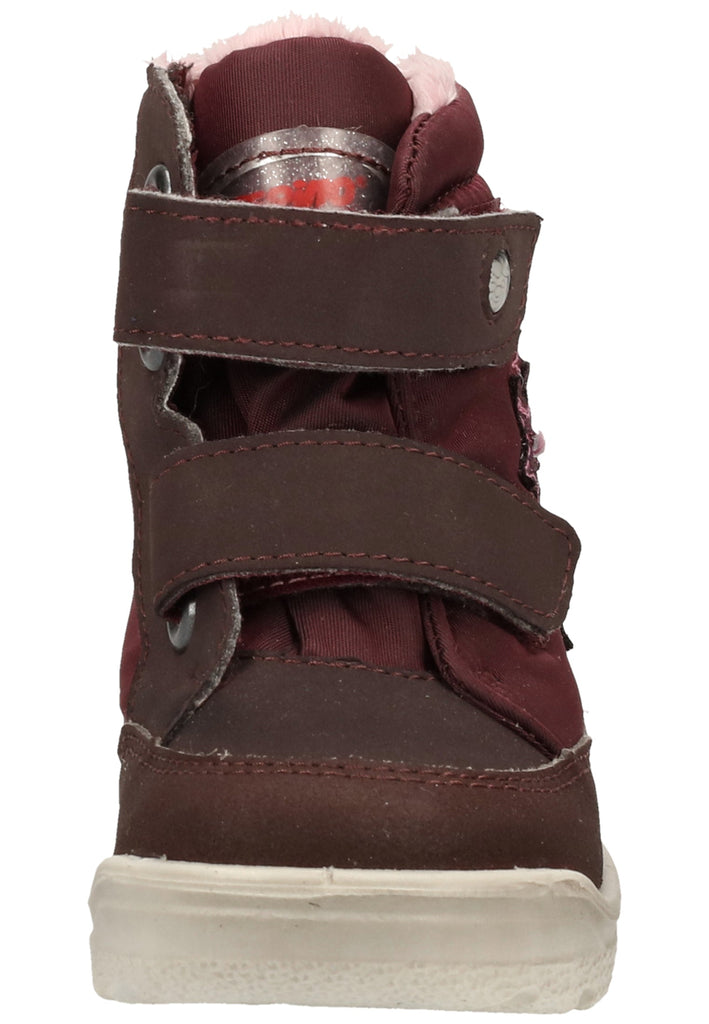 Pepino Stiefel Lederimitat/Textil Lila Warmfutter