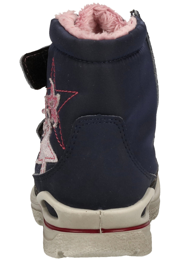 Pepino Stiefel Lederimitat/Textil Marine Warmfutter