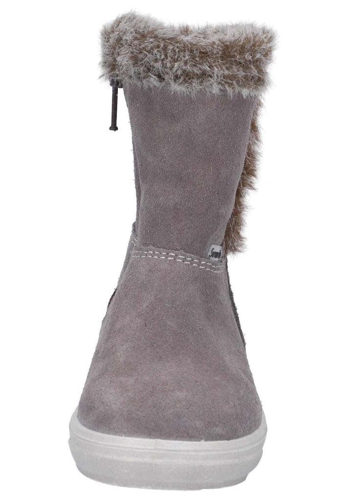 Pepino Stiefel Veloursleder Dunkelgrau Warmfutter