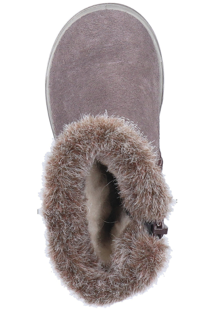 Pepino Stiefel Veloursleder Grau Warmfutter