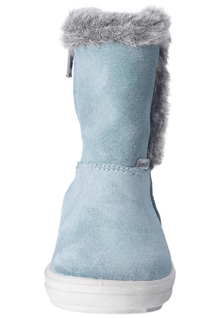 Pepino Stiefel Veloursleder Hellblau Warmfutter