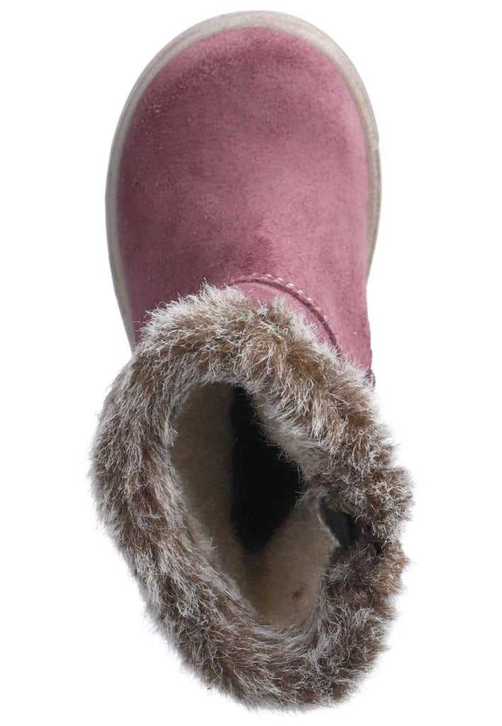 Pepino Stiefel Veloursleder Pflaume Warmfutter