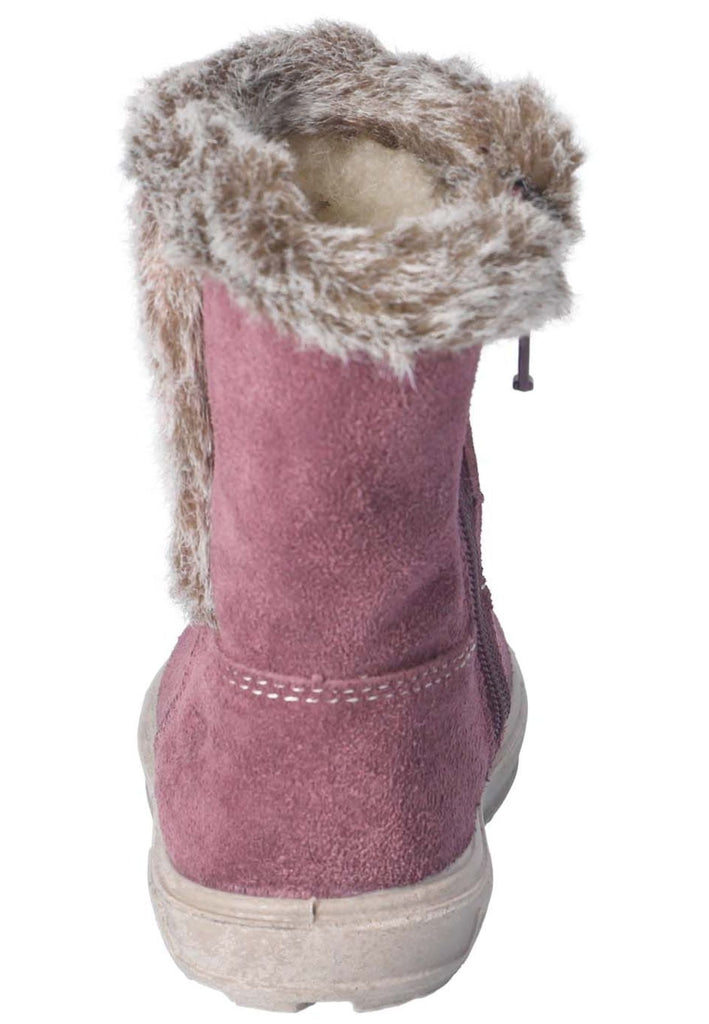 Pepino Stiefel Veloursleder Pflaume Warmfutter