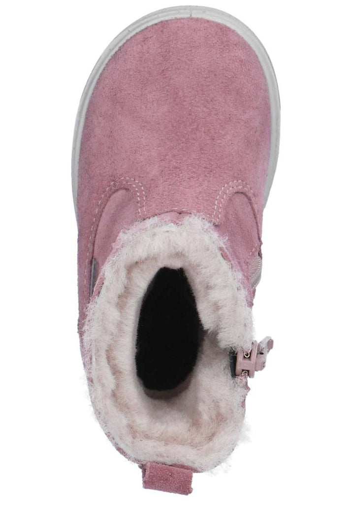 Pepino Stiefel Veloursleder Rosa Warmfutter