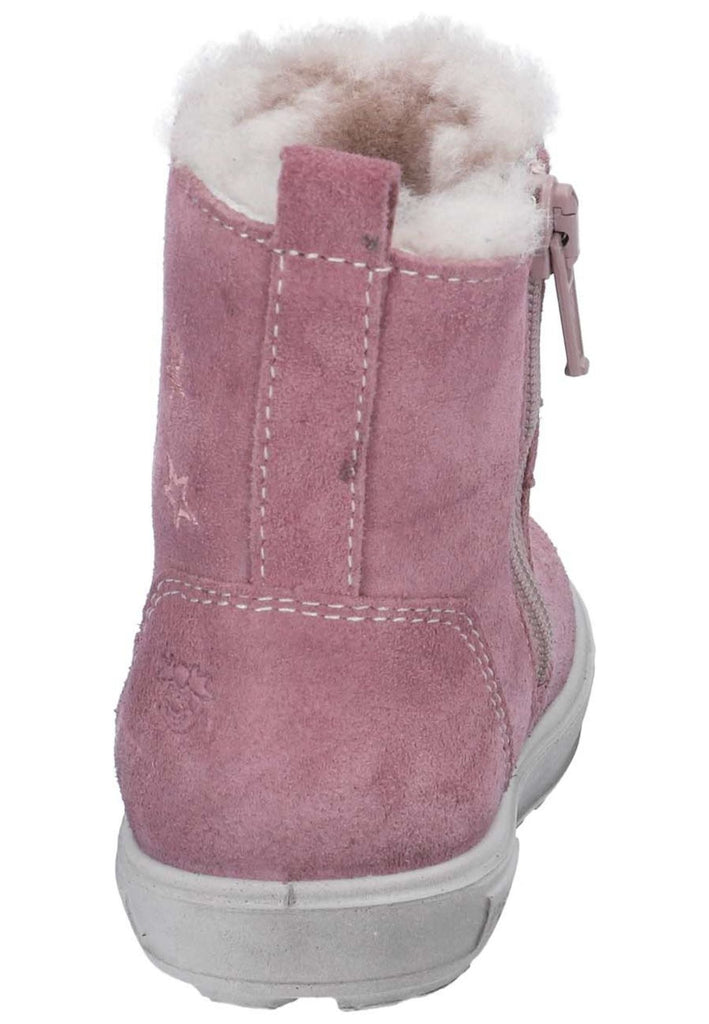 Pepino Stiefel Veloursleder Rosa Warmfutter