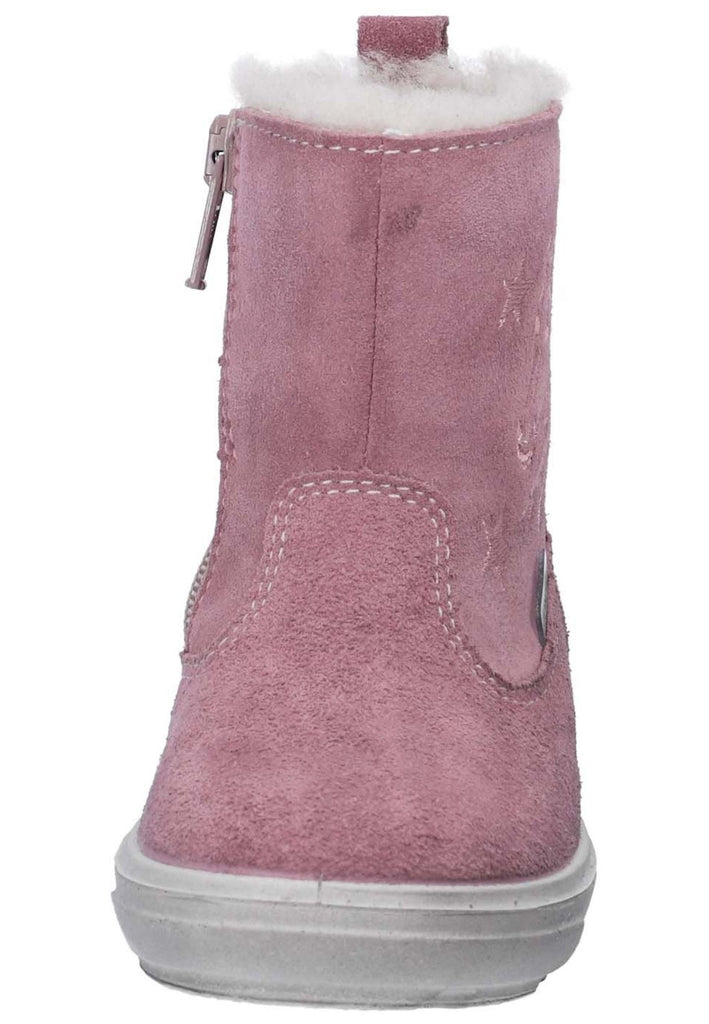 Pepino Stiefel Veloursleder Rosa Warmfutter
