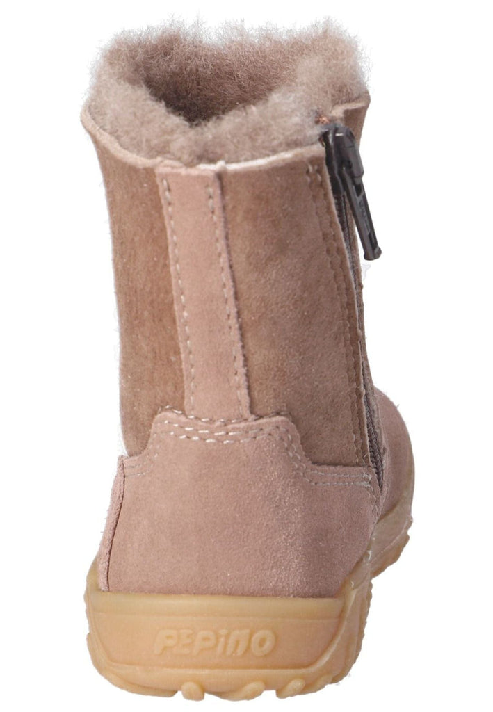Pepino Stiefel Veloursleder Schoko Warmfutter