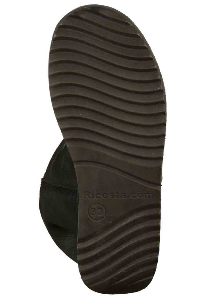 Pepino Stiefel Veloursleder Schwarz