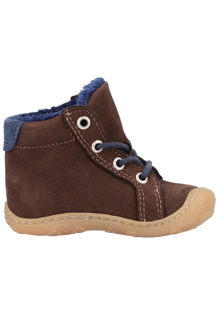 Pepino Stiefelette Leder Braun Warmfutter