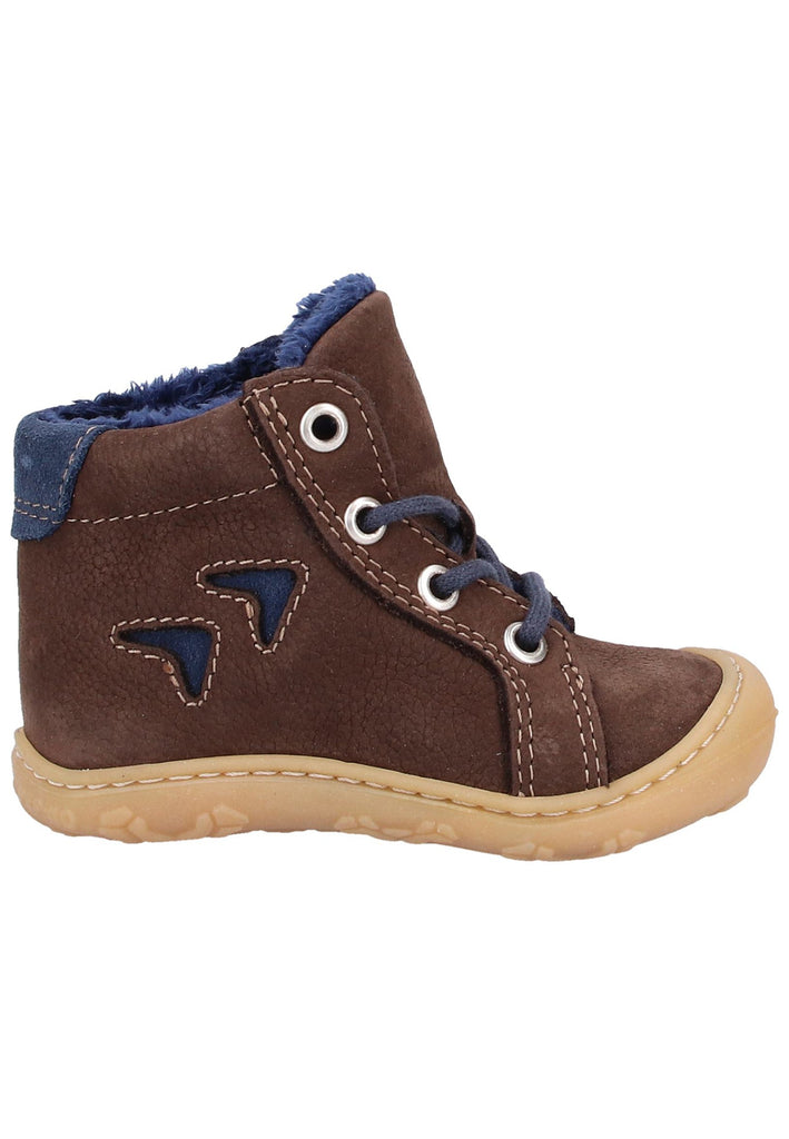 Pepino Stiefelette Leder Braun Warmfutter