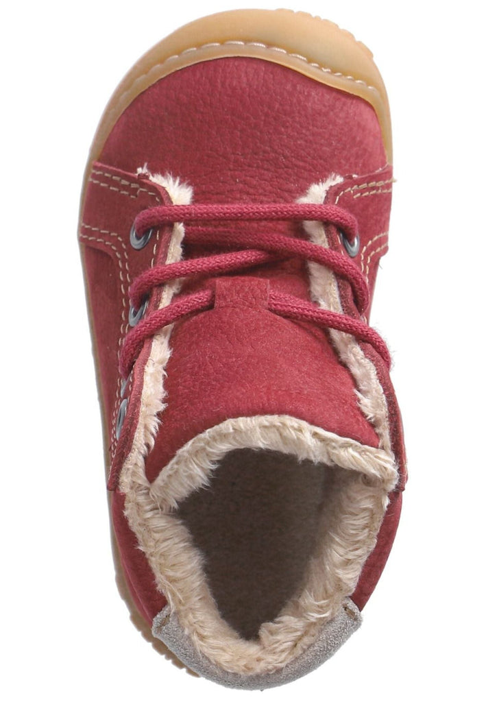 Pepino Stiefelette Leder Burgunder Warmfutter