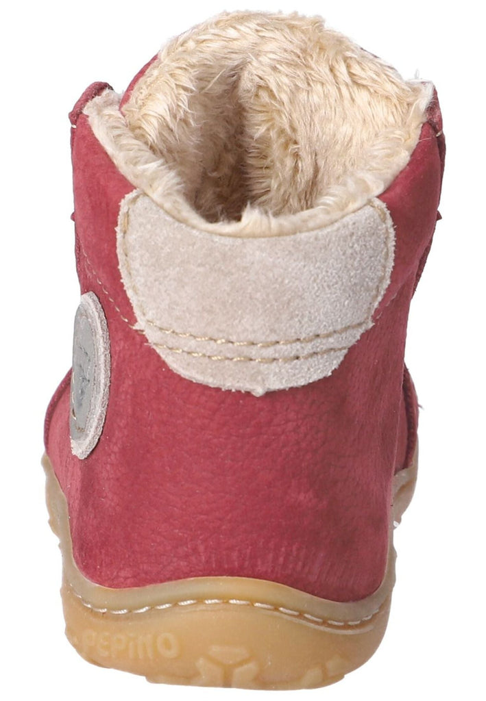 Pepino Stiefelette Leder Burgunder Warmfutter