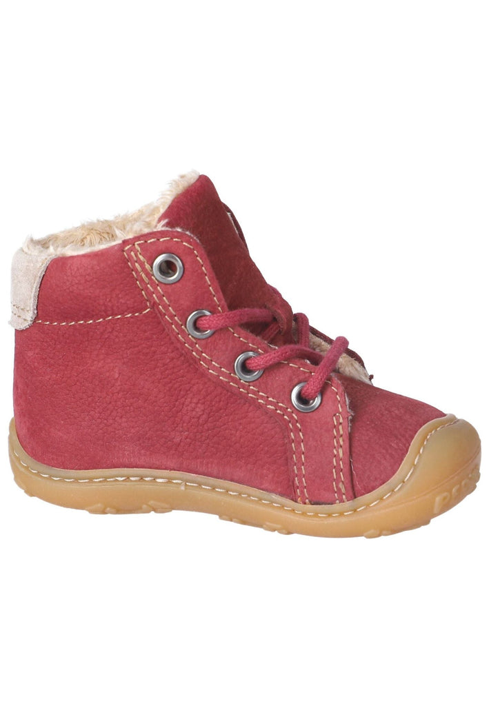 Pepino Stiefelette Leder Burgunder Warmfutter