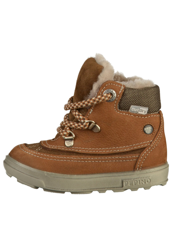 Pepino Stiefelette Leder Curry