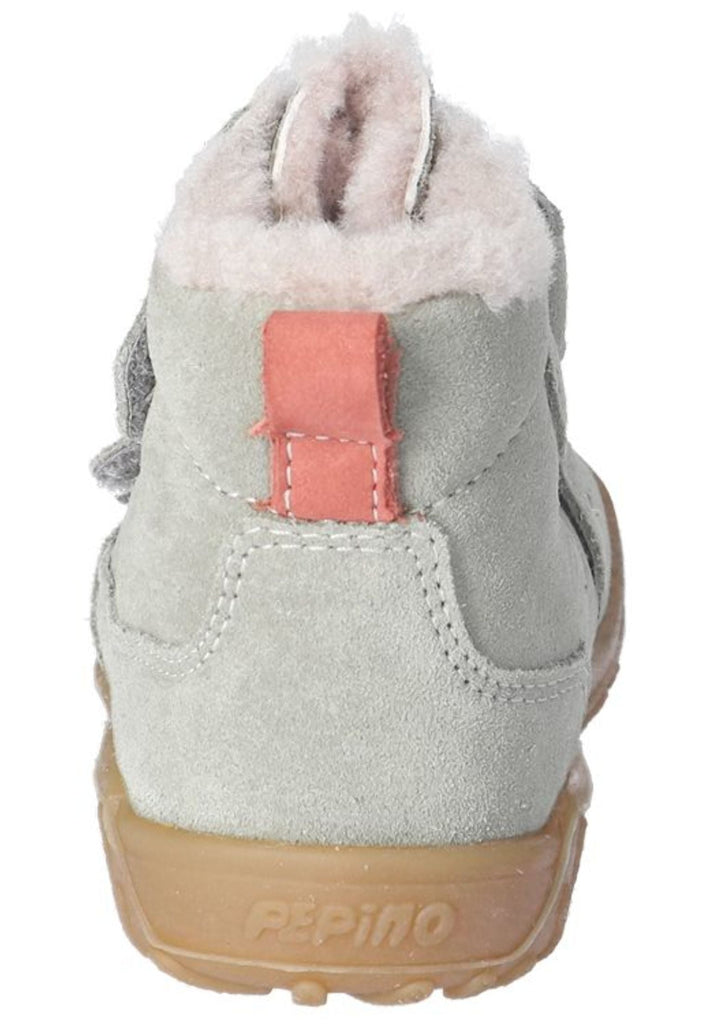 Pepino Stiefelette Leder Hellgrün Warmfutter