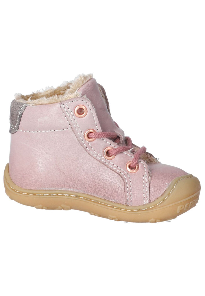 Pepino Stiefelette Leder Hellrosa Warmfutter