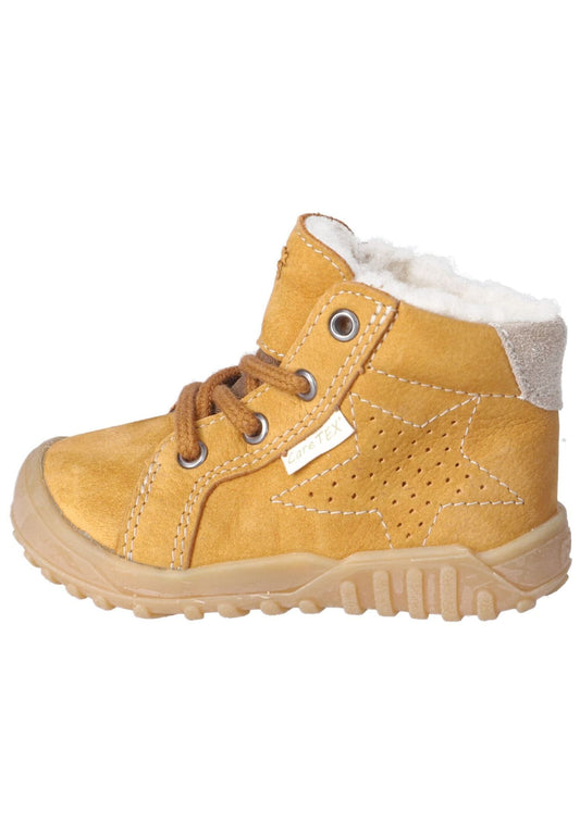 Pepino Stiefelette Leder Mustard Warmfutter