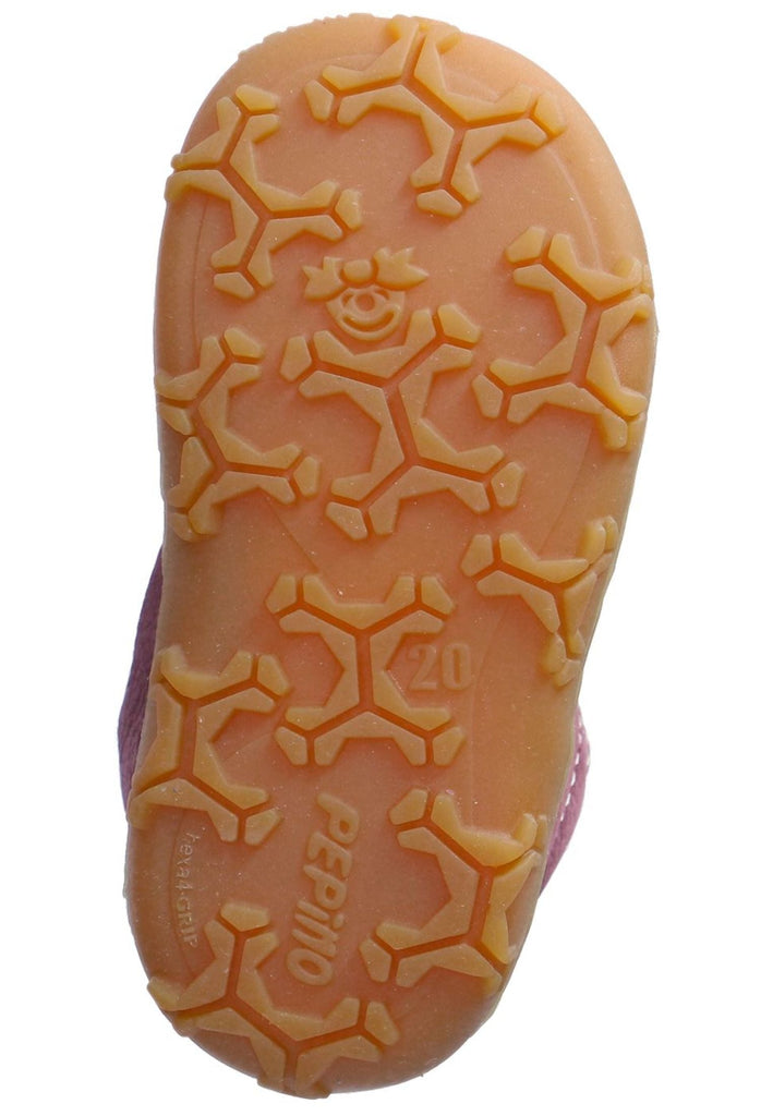 Pepino Stiefelette Leder Pflaume Warmfutter