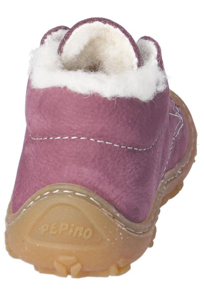 Pepino Stiefelette Leder Pflaume Warmfutter