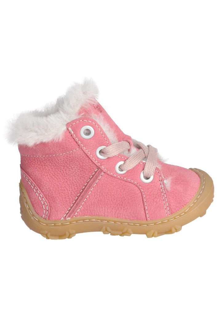 Pepino Stiefelette Leder Rosa Warmfutter