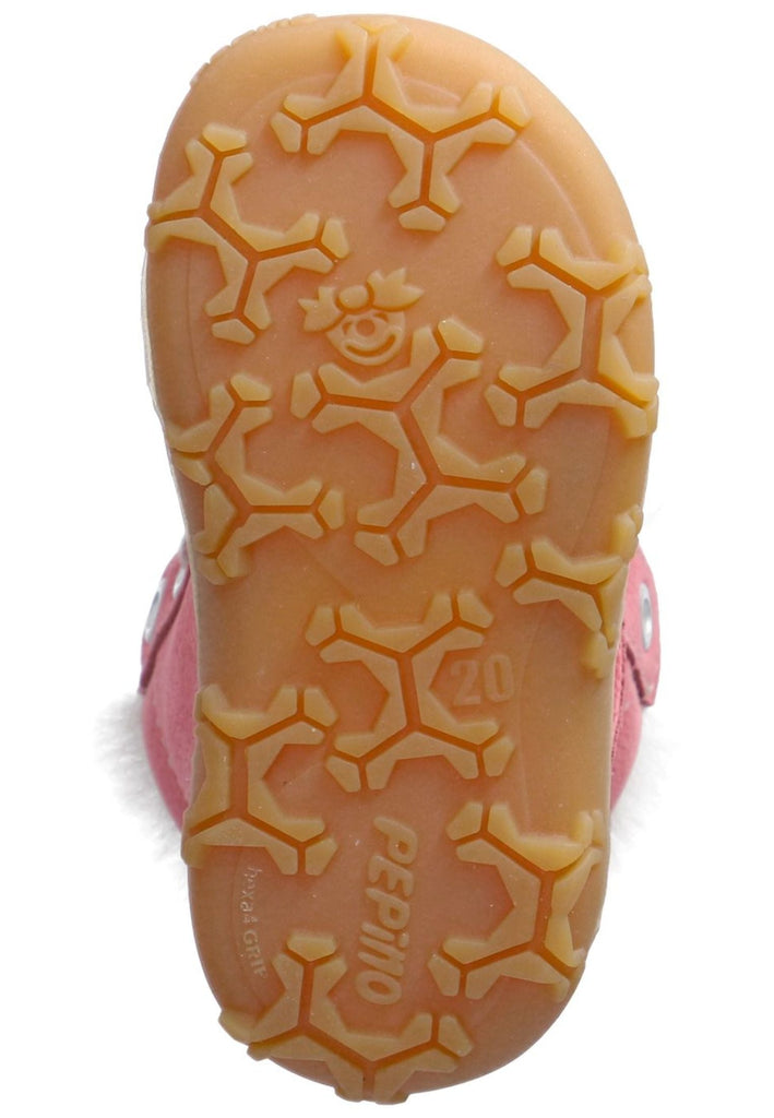 Pepino Stiefelette Leder Rosa Warmfutter