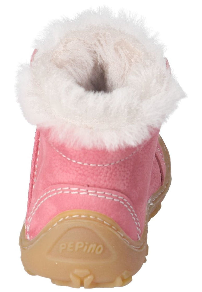 Pepino Stiefelette Leder Rosa Warmfutter