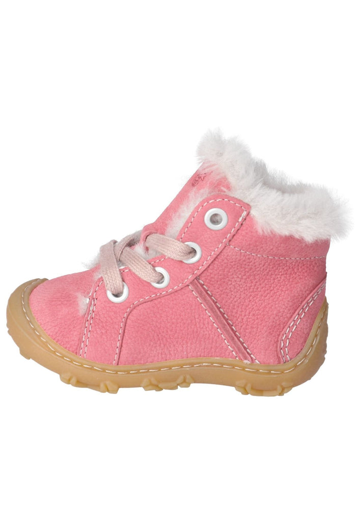Pepino Stiefelette Leder Rosa Warmfutter