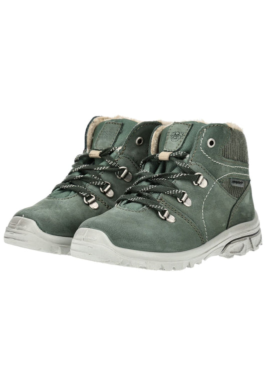Pepino Stiefelette Leder Sage Warmfutter