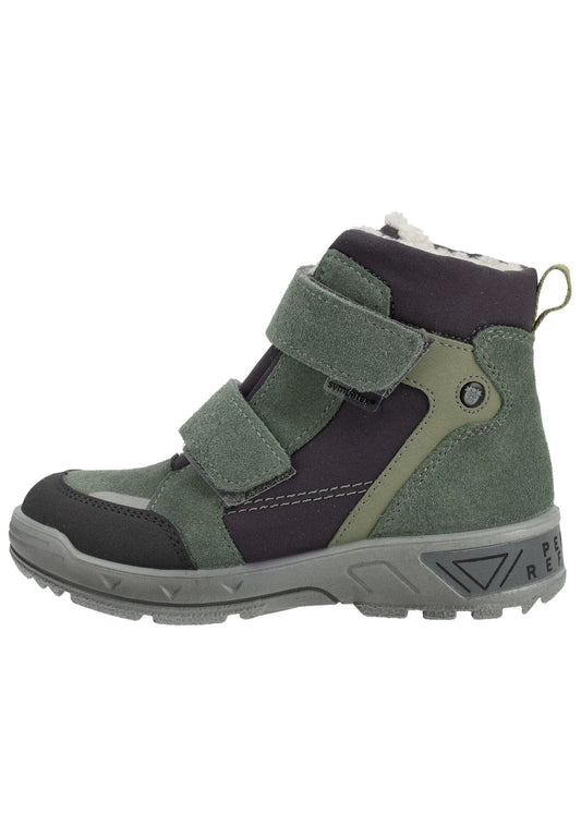 Pepino Stiefelette Leder Sage Warmfutter