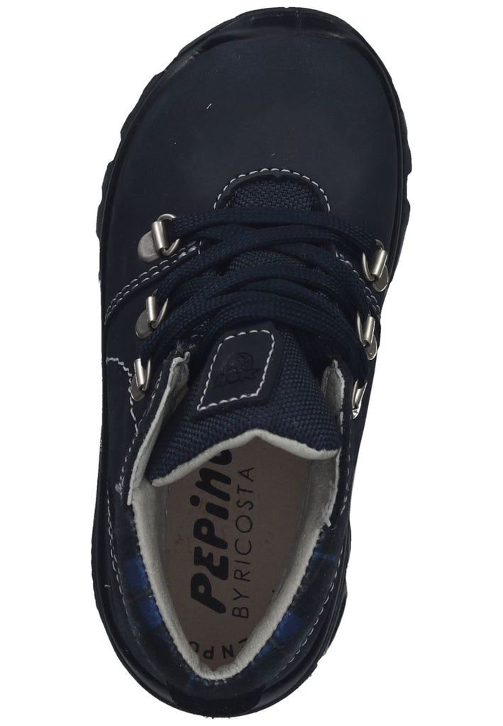 Pepino Stiefelette Leder/Textil Blau